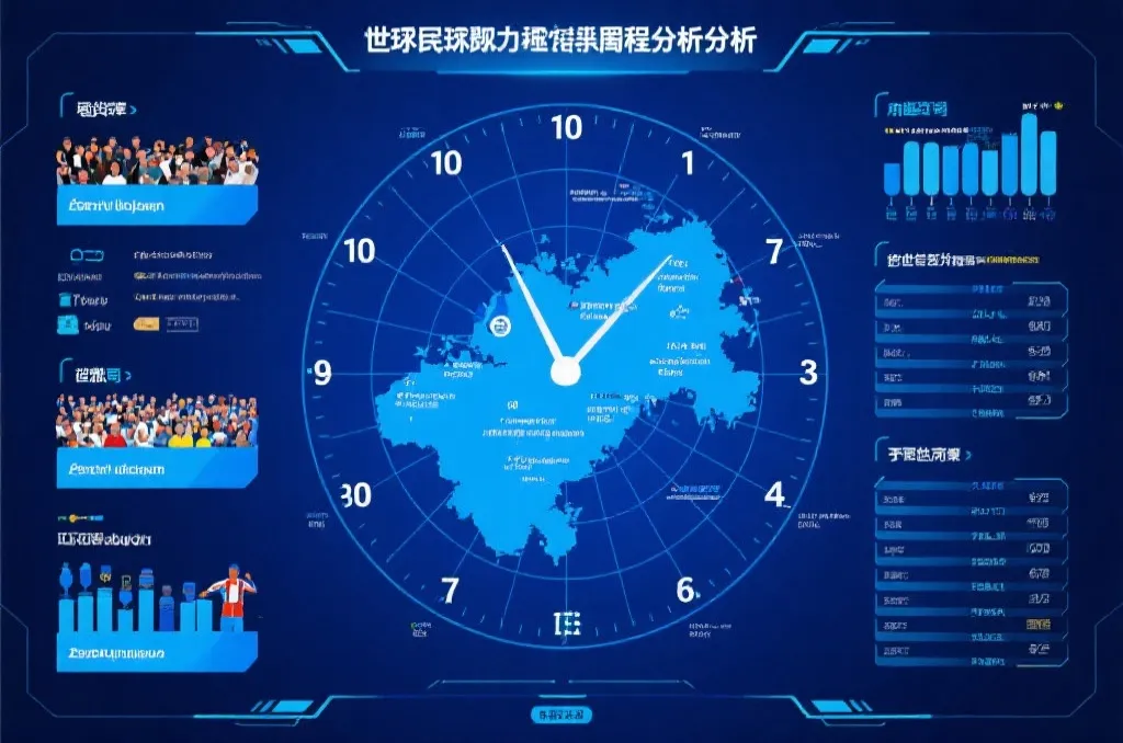 世界杯赛程与全球观众时区分布分析图